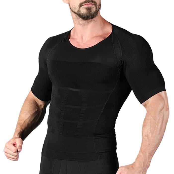 Gilet De Compression Rembourré Pour Homme Avec Protection Des Côtes Et