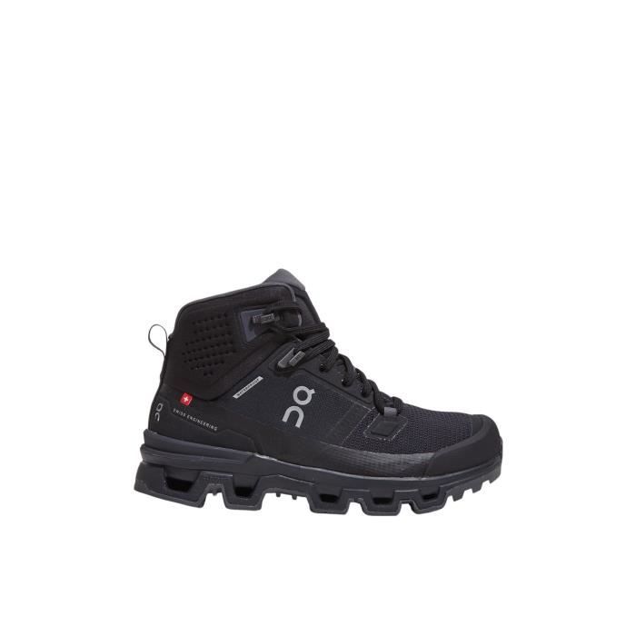 chaussures de marche de randonnée femme on-running cloudrock 2 - black - 40,5
