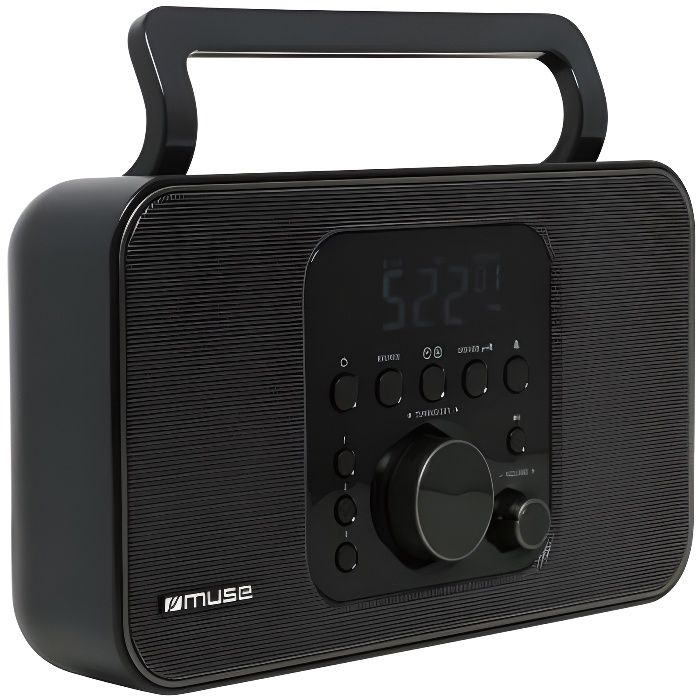 Radio portable - MUSE - M091R - Syntoniseur de radio numérique - FM/MW - Batterie 4 x type D