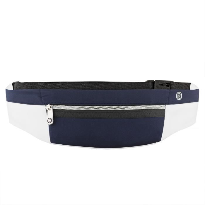 Sac Banane Plat Poivre Blanc 9095 Oxford Blue 2 White Femme aille unique Bleu Cdiscount Bagagerie Maroquinerie