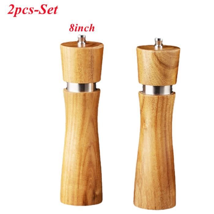Moulin Sel Poivre Bois Moulin Sel Humide BEZORR Lot De 2 Moulins à Poivre Et Sel En Acacia Avec Moulin Poivre Sel Moulin Sel Peugeot