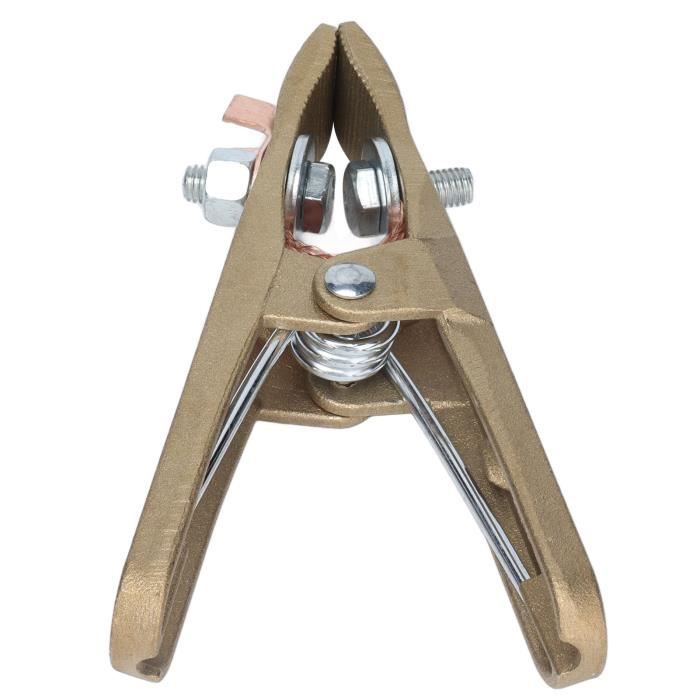 Ensemble de pince de terre pour câble de terre soudeur, 300A ARC Soudeur Terre Pince Porte-électrode de soudage avec câble de 1,5 m pour ARC ZX7 MMA Ensemble de pince de terre pour câble de terre soudeur, 300A ARC Soudeur Terre Pince Porte-électrode de soudage avec câble de 1,5 m pour ARC ZX7 MMA