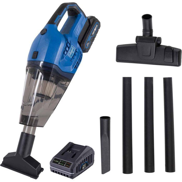 Aspirateur à main sans fil avec starterkit 2Ah C-HVC150-X - Set S - SCHEPPACH