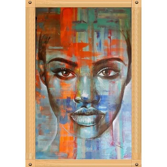 2469-Femme africaine-5D Peinture en Diamant DIY Point de Croix en Résine  Décoration de Maison Salon CD30X48cm - Achat / Vente tableau - toile -  Cdiscount