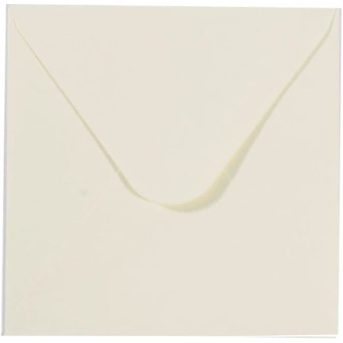 ARKRAFT Cartes et enveloppes 11 x 7 porte-cartes Lot de 100, 50 enveloppes 50 cartes (Blanc