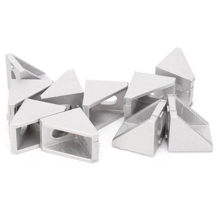 Connecteurs Profil Aluminium 3030 - Lot De 8 - Pour Construction DIY - Imprimante 3D, CNC - Vis Incluses