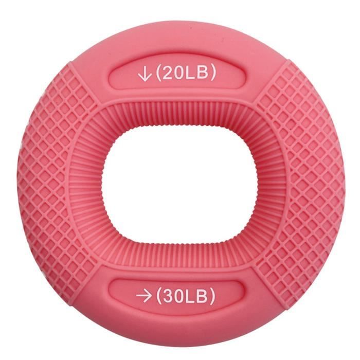 2 Anneaux De Musculation Main En Silicone – Résistance 20-50 Lbs, Pour Force De Préhension Et Escalade