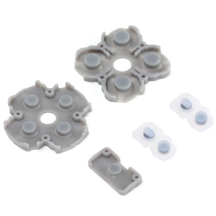 Kit De 5 Tampons Caoutchouc Conducteur Pour Manette PS5 – Silicone – Pièces De Rechange Réparation