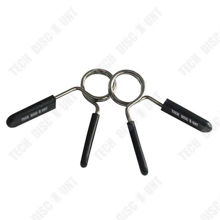 Colliers De Serrage Haltères 2,5 Cm - Antidérapants Avec Écrous Hexagonaux - Lot De 4