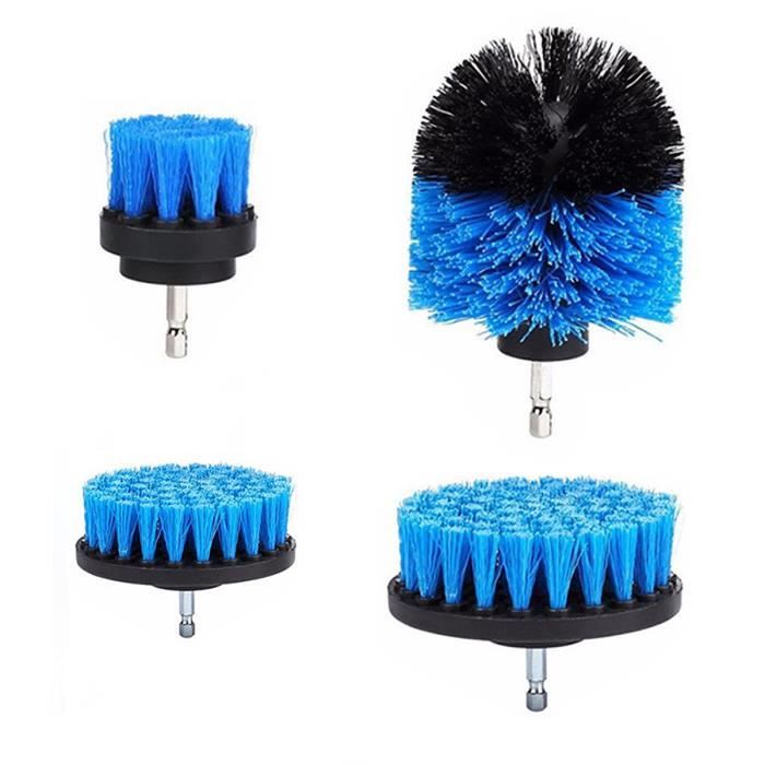 TEMPSA Kit 4pcs Brosse de nettoyage pour Perceuse Électrique