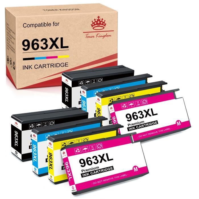 TONER KINGDOM 963 XL 8 Cartouche pour HP 963 XL HP 963XL compatibles ...