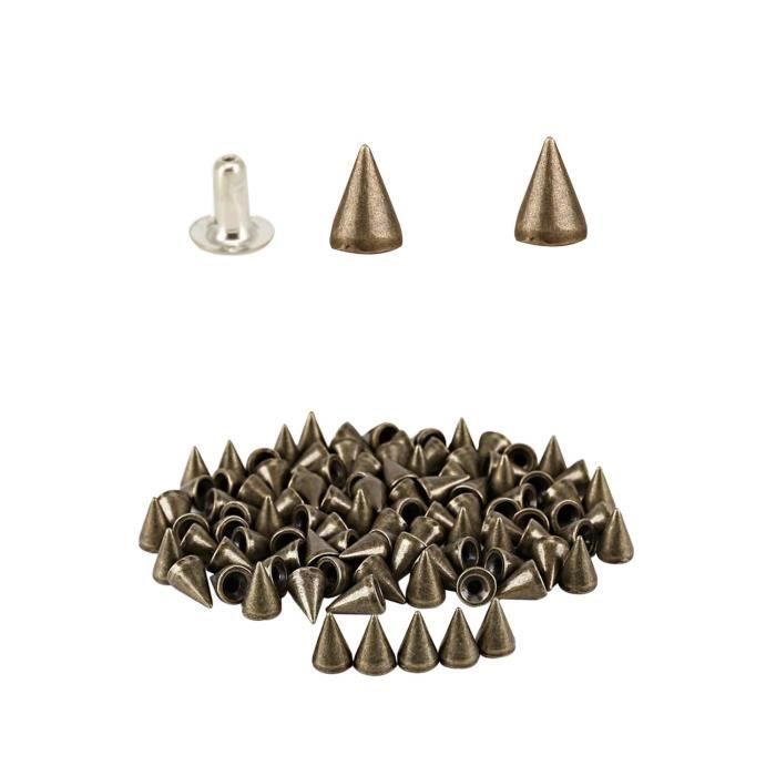 7mm x 13mm Clous coniques à pointes avec épingles Goujons Rivets ...