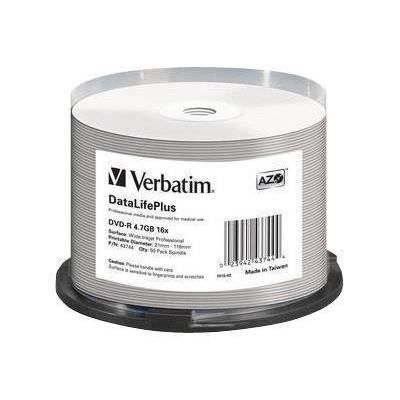 Verbatim DVD R 4.7 Go 16x imprimable par 50 spindle - vue 2