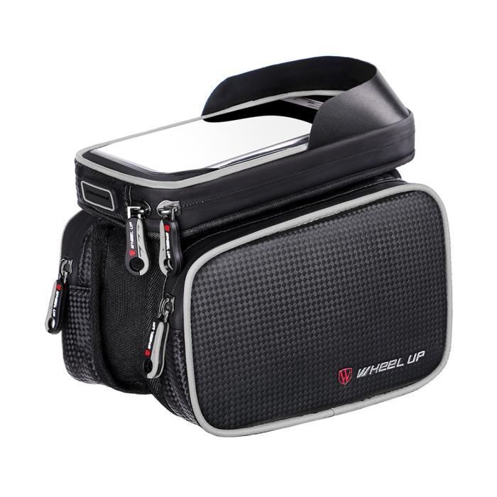 ROCKBROS Sacoche de Guidon Vélo, Support de Téléphone 2L Ecran Tactile ROCKBROS Sacoche de Guidon Vélo, Support de Téléphone 2L Ecran Tactile