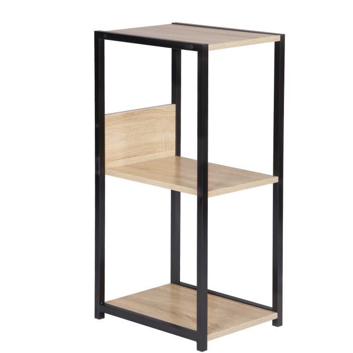 Woltu Etagere De Rangement En Bois Et Metal Etagere De Cuisine
