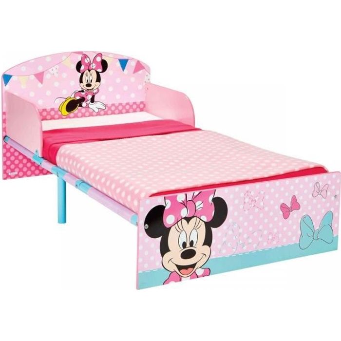 MINNIE Lit pour Enfants pour Matelas 140cm x 70 cm