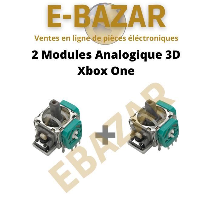 Module 3D Stick Analogique pour manette Xbox One - EBAZAR - Noir/Vert - Garantie 2 ans