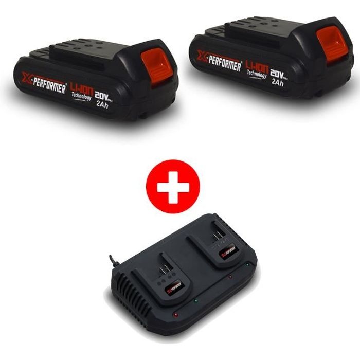 Boulonneuse à batterie 20V X-Performer XPIW20LI Couple: 180Nm sans batterie ni chargeur LED éclairant la zone de travail 