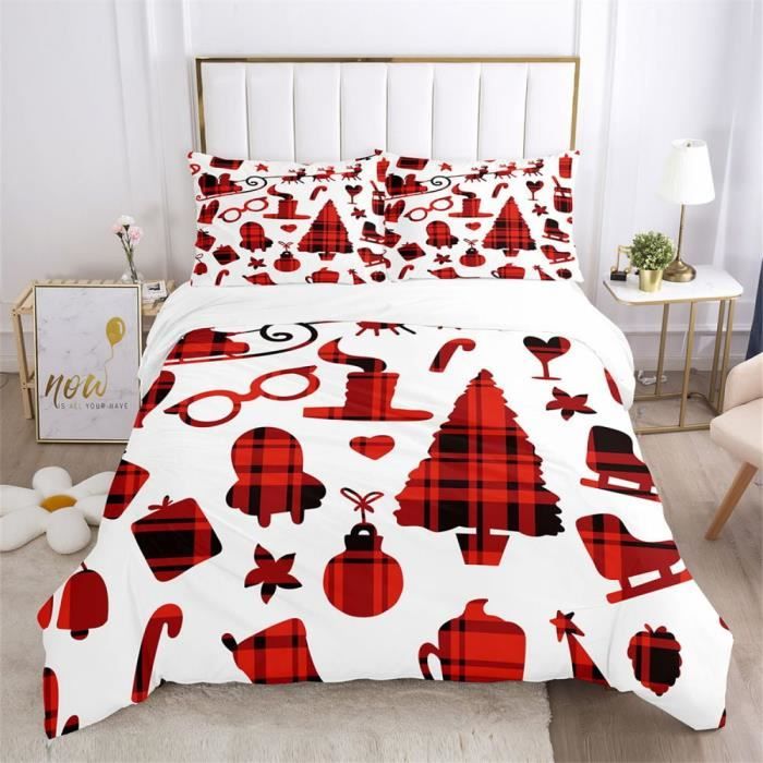 Kit De Patchwork (tablerunner/couette) De Noël - Tissu Et Motifs Pré-coupés - Neuf, Prêt à Coudre