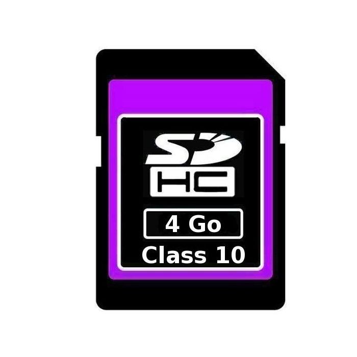 Carte Memoire SD Sdhc 4 Go Universelle Classe 10 Boite Noire Appareil Photo Cam YONIS
