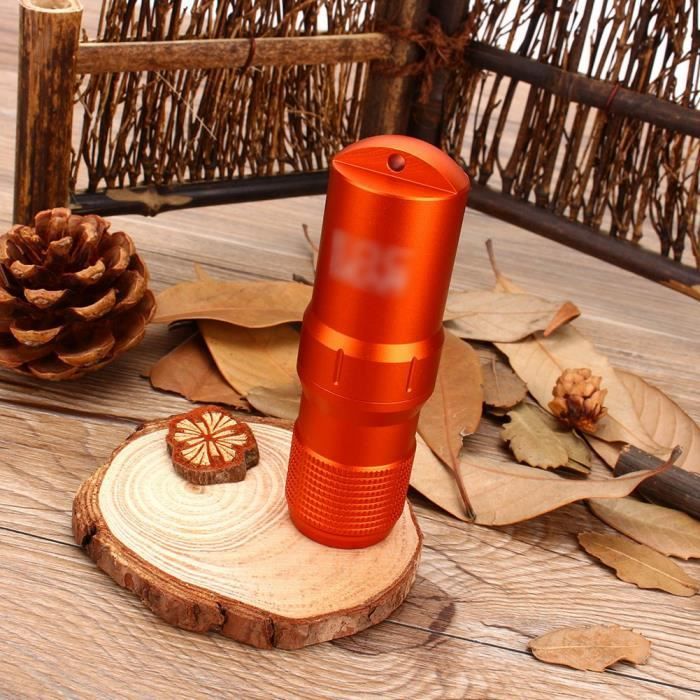 Étanche EDC Porte-Clés Capsule Tube Solide Petit Essentiel Bas Conteneur Joint Bouteille
