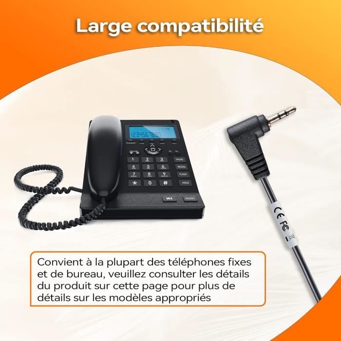 Casque De Téléphone Avec Suppression Du Bruit Du M... - Grandado