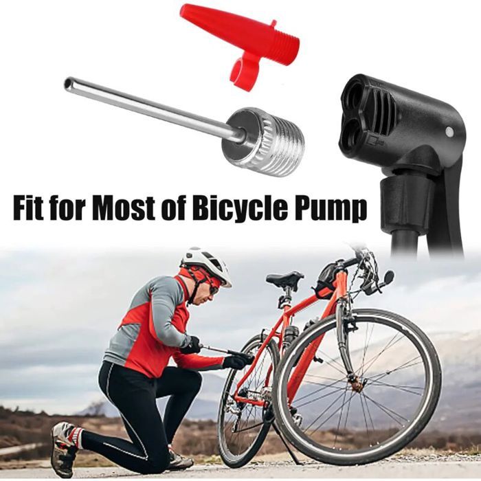 Kit D'adaptateurs De Valve Pour Vélo – 3 Pièces, Métal Et Plastique, Universel Pour Pompes