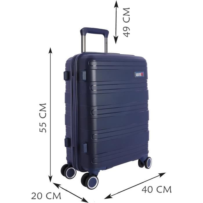 Colonel Tapioca Colonel Tapioca - Valise De Voyage Cabine - Valise Cabine 55 X 40 X 20 ...
