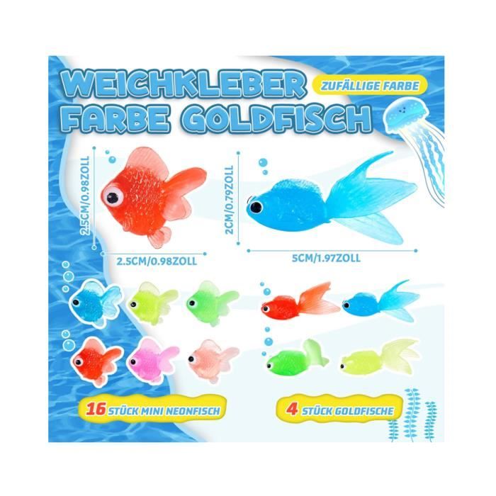 Lot De 50 Poissons En Caoutchouc - Paquet Économique - Neuf