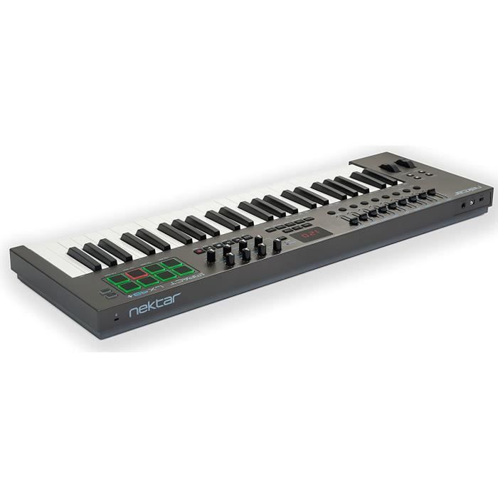 Contrôleurs MIDI pour home studio Nektar Impact LX49+ Clavier Contrôleur  Midi USB avec intégration DAW 94745 - Cdiscount Maison