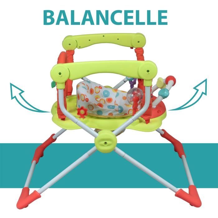 Balancelle jumper pour bébé avec tablette d'éveil – Bambisol