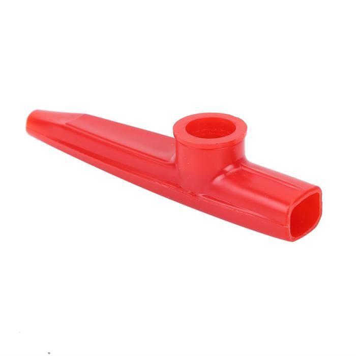 Dioche Kazoo en plastique (Rouge) Kazoo Instrument Kazoo Portable