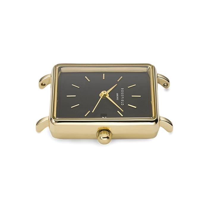Montre rosefield hotsell noir femme