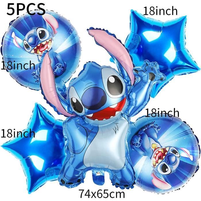 ZONSTORE 5pcs Ballon Anniversaire Stitch ZHUYUN- Stitch