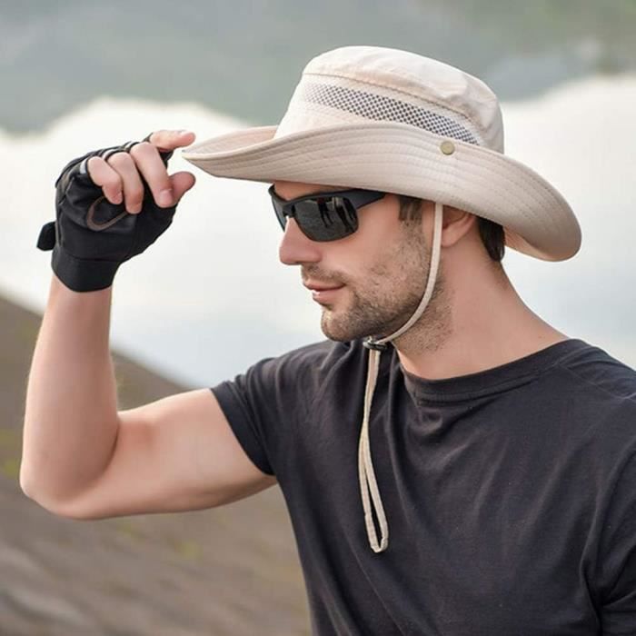 Chapeau Soleil Anti Uv Homme Femme Outdoor Casquette Protection