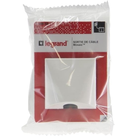 Legrand LEG99682 Prise haut parleur pour C/âble jusqu/à 4 mm/² 1 module /à composer Mosaic