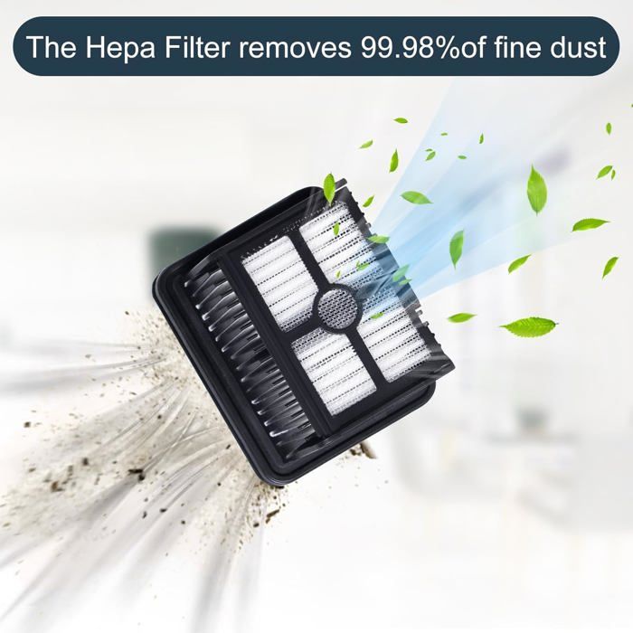 Lot De 7 Filtres HEPA Pour Aspirateurs Dreame H12 Pro/H12 Dual/H13 Pro/M12 - Filtration 99,9% - économique Et Efficace