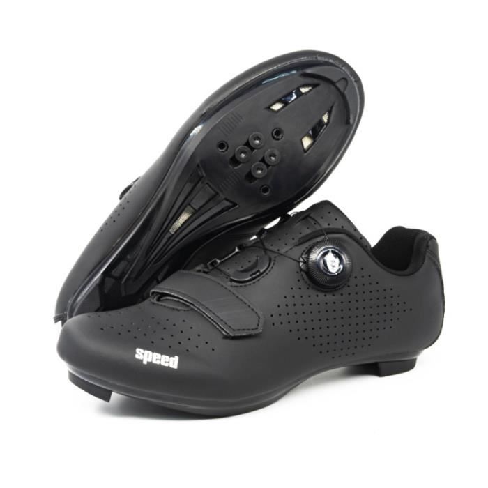 Chaussures De Cyclisme Homme SD-974 – Taille US 9 (EU 43) – Bleues – Compatibles 3 Vis