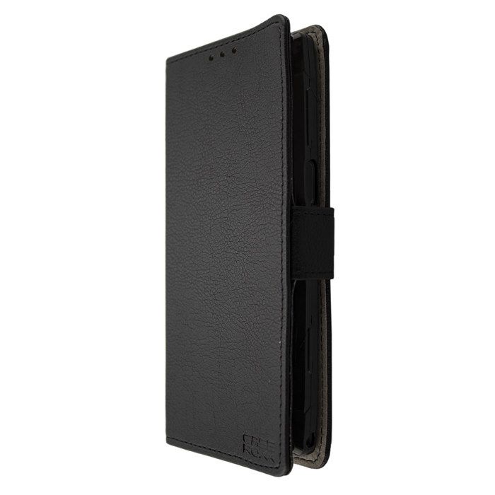 Étui Portefeuille Pour Sony Xperia X F5121 - Tissu Oxford Et Cuir PU, Avec Fentes Cartes Etui Sony Xperia