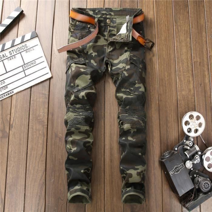 Jeans homme deals camouflage