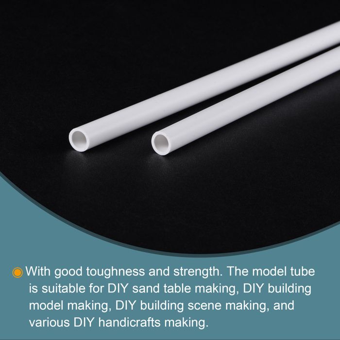 sourcing map Tube rond rigide en PVC de 7,6 cm (DI x DE x DE x L sourcing map Tube rond rigide en PVC de 7,6 cm (DI x DE x DE x L