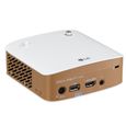 Vidéoprojecteur LG PH150G LED DLP avec batterie intégrée, Bluetooth Audio, Miracast, Screen Share, HDMI et USB-3