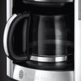 Cafetière filtre Luna 1.8L Inox, 12 tasses, programmable, auto-nettoyante - Russell Hobbs-3