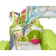 Bateau fleuri magique de Sera, coffret de jeu de 40 pièces avec figurine de licorne, elfe et coffre au trésor, jouet pour enfants-3