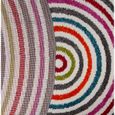 The carpet Monde Kids Tapis moderne doux pour enfant - Facile d'entretien - Couleurs vives - 120 x 120 cm - Rond-3