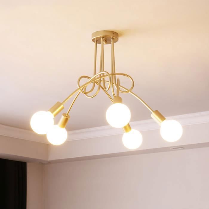 Plafonnier Led, Lampe De Lustre Moderne Noir Plafonnier De Couloir Carree 24w 2700lm Pour