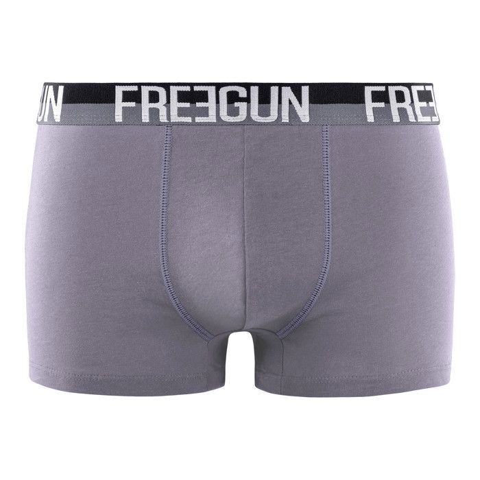 Boxer Homme FREEGUN Noir Lot de 4 Confort Respirant Stretch Noir Cdiscount Pret a Porter