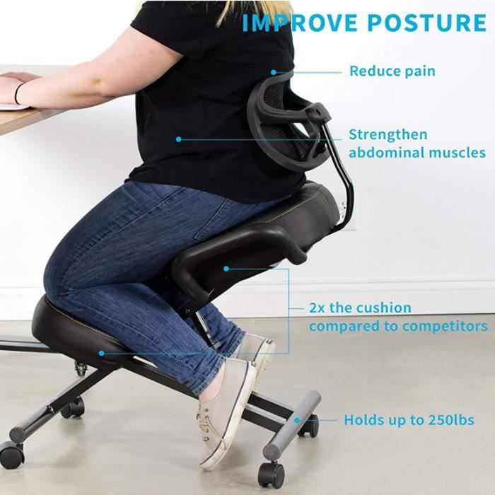 Tabouret ergonomique - siège assis à genoux - chaise à genoux