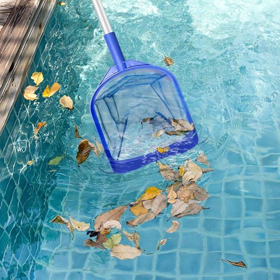 Épuisette Piscine Mailles Fines 187 Cm HEYIDAMAI – Kit Complet Nettoyage Fond Et Surface Avec Brosse Et Chiffon