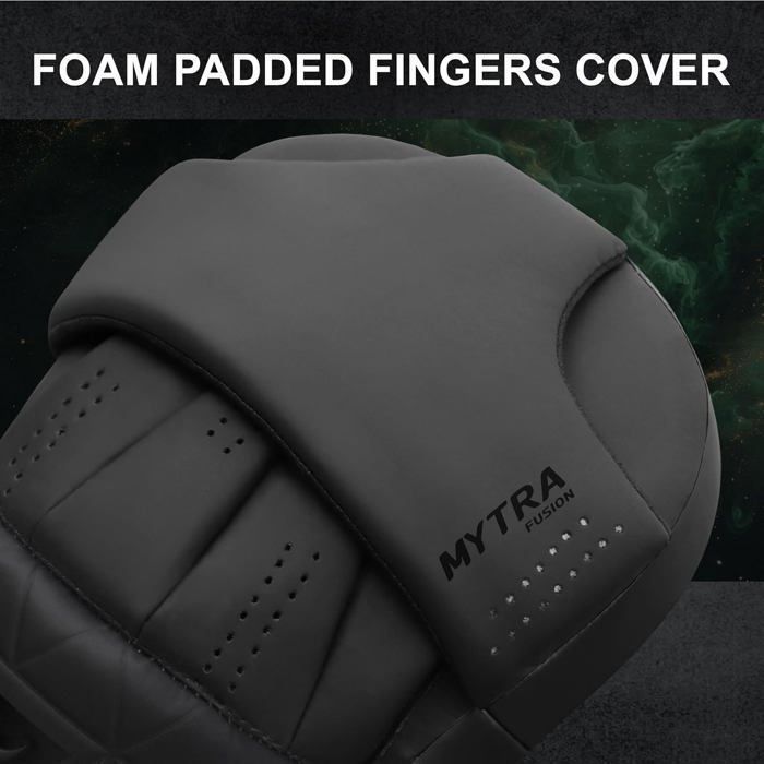 Mytra Fusion Pattes D'ours De Boxe Incurvées - Gants De Frappe MMA, Muay Thai, Karaté, Cuir Synthétique Léger Avec Ventilation